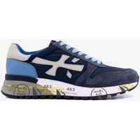 Schuhe Herren Sneaker Premiata MICK 1280E-BLUE/SKY Blau