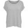 Kleidung Damen T-Shirts & Poloshirts Only 15106662 MONSTER-LIGHT GREY MELANGE Grau