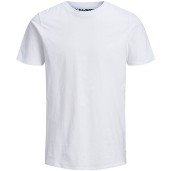 Kleidung Jungen T-Shirts & Poloshirts Jack & Jones 12158433 BASE TEE-WHITE Weiss