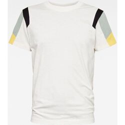 Kleidung Herren T-Shirts & Poloshirts G-Star Raw D16430 B255 MOTAC-111 MILK Weiss
