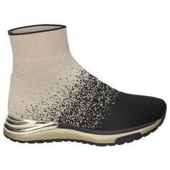 Schuhe Damen Low Boots Revel Way BOTINES  85402 MODA JOVEN BEIG/BLACK Beige