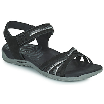 Schuhe Damen Sportliche Sandalen Merrell TERRAN 3 CUSH CROSS - BLACK Schwarz
