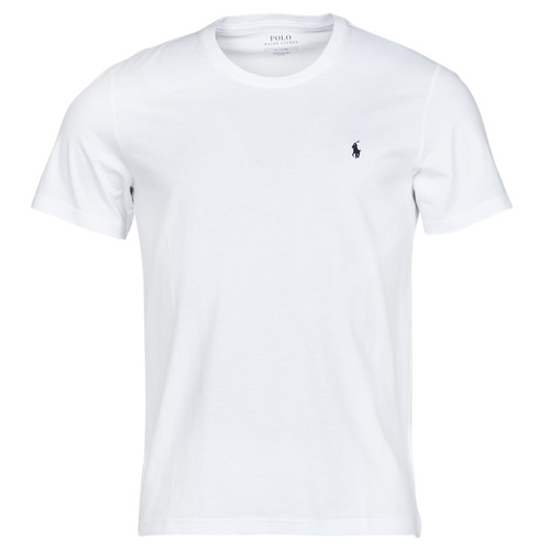 Kleidung Herren T-Shirts Polo Ralph Lauren SS CREW Weiss