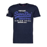 Kleidung Herren T-Shirts Superdry VL TEE Blau