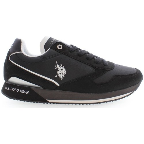 Schuhe Herren Sneaker Low U.S Polo Assn. NOBILE003 Schwarz