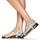 Schuhe Damen Sandalen / Sandaletten Cosmo Paris HINES-CANVAS Grün / Weiss