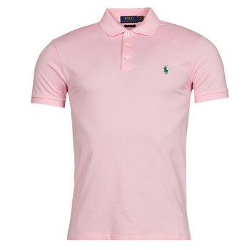 Kleidung Herren Polohemden Polo Ralph Lauren K221SC52 Rosa / Weiss / koralle / Pink
