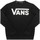 Kleidung Kinder Sweatshirts Vans VN0A36MZ CLASSIC CREW-Y28 BLACK/WHITE Schwarz