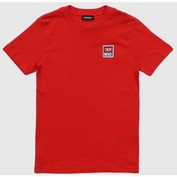 Kleidung Kinder T-Shirts & Poloshirts Diesel 00J4P7 00YI9 TDIEGODIV-K457 Rot
