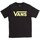 Kleidung Kinder T-Shirts & Poloshirts Vans VN000IVF CLASSIC-TN9 Schwarz