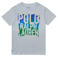 Kleidung Jungen T-Shirts Polo Ralph Lauren GOMMA Weiss