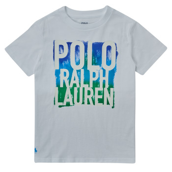 Kleidung Jungen T-Shirts Polo Ralph Lauren GIMMO Weiss