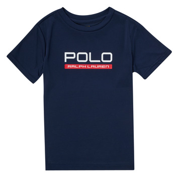 Kleidung Jungen T-Shirts Polo Ralph Lauren DOLAIT Marine