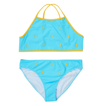 Kleidung Mädchen Badeanzug /Badeshorts Polo Ralph Lauren FRENCHIMO Blau
