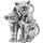 Home Statuetten und Figuren Signes Grimalt Abbildung Katzen Silbern