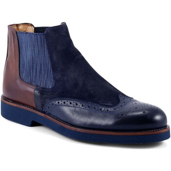 Schuhe Herren Boots Exton 445 Blau