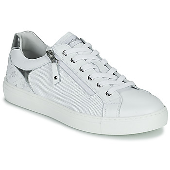 Schuhe Damen Sneaker Low NeroGiardini E218100D-707 Weiss / Silbern