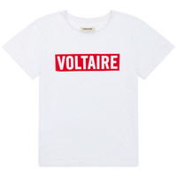 Kleidung Jungen T-Shirts Zadig & Voltaire EPICEE Weiss