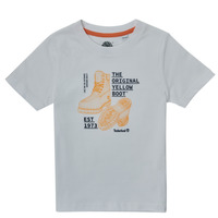 Kleidung Jungen T-Shirts Timberland TOULOUSA Weiss