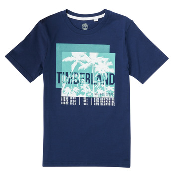 Kleidung Jungen T-Shirts Timberland HOVROW Marine