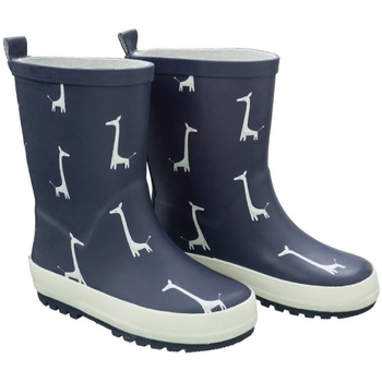 Schuhe Kinder Stiefel Fresk Giraffe Rain Boots - Blue Blau