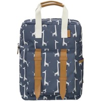 Taschen Kinder Rucksäcke Fresk Giraffe Backpack - Blue Blau