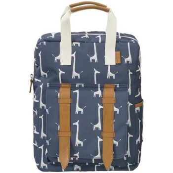 Taschen Kinder Rucksäcke Fresk Giraffe Backpack - Blue Blau
