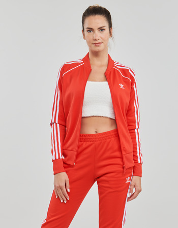 Kleidung Damen Trainingsjacken adidas Originals SST TRACKTOP PB Rot