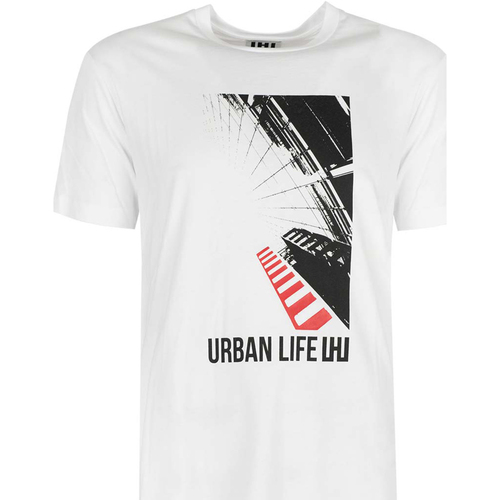 Kleidung Herren T-Shirts Les Hommes URG800P UG816 | Urban Life LHU Weiss