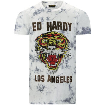 Kleidung Herren T-Shirts Ed Hardy - Los tigre t-shirt white Weiss