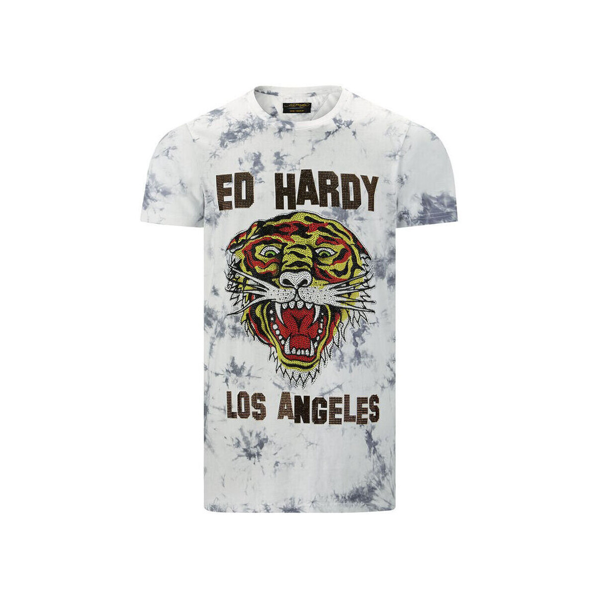 Kleidung Herren T-Shirts Ed Hardy Los tigre t-shirt white Weiss