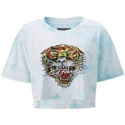Kleidung Herren T-Shirts Ed Hardy - Los tigre grop top turquesa Blau