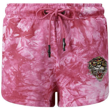 Kleidung Herren Shorts / Bermudas Ed Hardy - Los tigre runner short hot pink Rosa