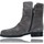 Schuhe Damen Low Boots Plumers Lässige Lederstiefeletten mit Absatz für Damen von Plumers 5130 Grau