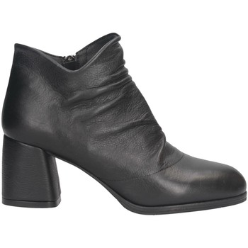 Schuhe Damen Ankle Boots Hersuade 5402 Stiefeletten Frau SCHWARZ Schwarz