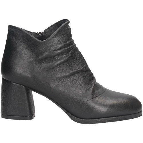 Schuhe Damen Ankle Boots Hersuade 5402 Schwarz