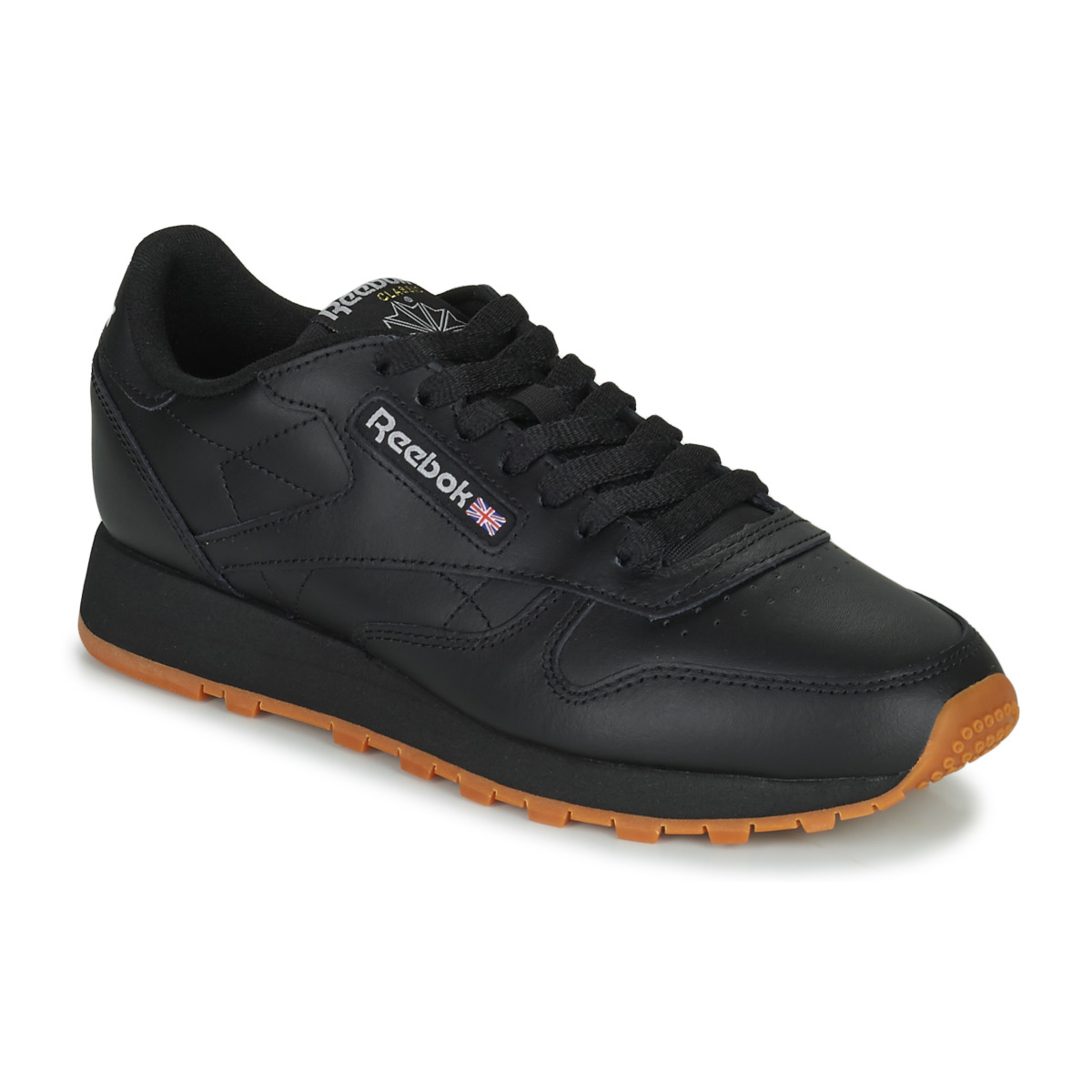 Schuhe Sneaker Low Reebok Classic CLASSIC LEATHER Schwarz