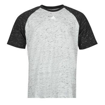 Kleidung Herren T-Shirts adidas Performance MEL T-SHIRT Grau  / Schwarz / Vichy schwarz