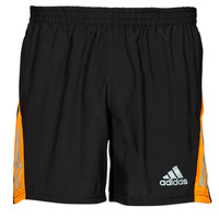 Kleidung Herren Shorts / Bermudas adidas Performance OWN THE RUN SHORTS Schwarz / Orange / Rush / Reflective / Silber