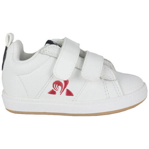 Schuhe Kinder Sneaker Le Coq Sportif INF BBR OPTICAL WHITE/SKY CAPTAIN Weiss
