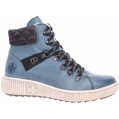 Schuhe Damen Boots Rieker Z663914 Blau