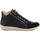 Schuhe Damen Sneaker High Geox D Myria A D6268A 08522 C9999 Schwarz