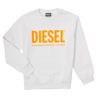 Kleidung Kinder Sweatshirts Diesel SCREWDIVISION-LOGOX Weiss