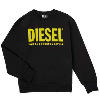 Kleidung Kinder Sweatshirts Diesel SCREWDIVISION-LOGOX Schwarz