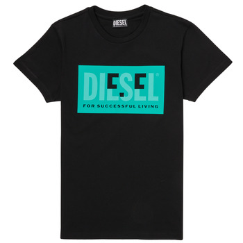 Kleidung Kinder T-Shirts Diesel TMILEY Schwarz