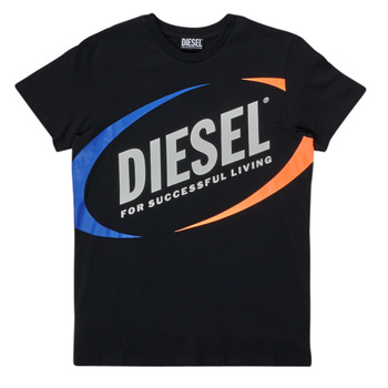 Kleidung Jungen T-Shirts Diesel MTEDMOS Schwarz