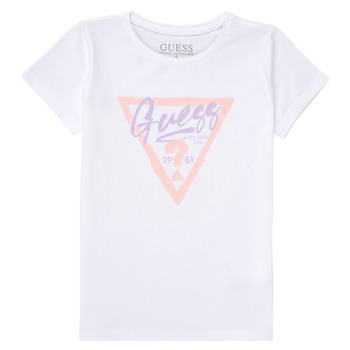 Kleidung Mädchen T-Shirts Guess TREAS Weiss