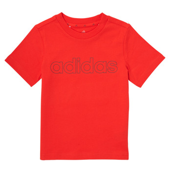 Kleidung Jungen T-Shirts adidas Performance ELORRI Rot