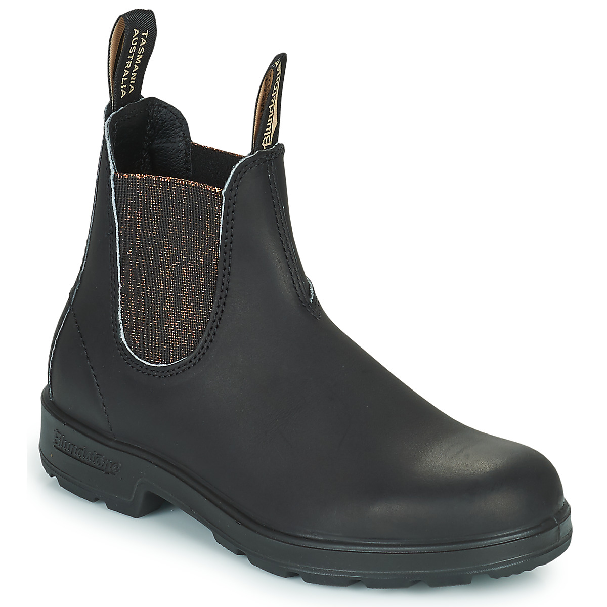 Schuhe Damen Boots Blundstone ORIGINAL CHELSEA BOOTS Schwarz / Bronze