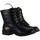 Schuhe Damen Boots The Divine Factory 176760 Schwarz